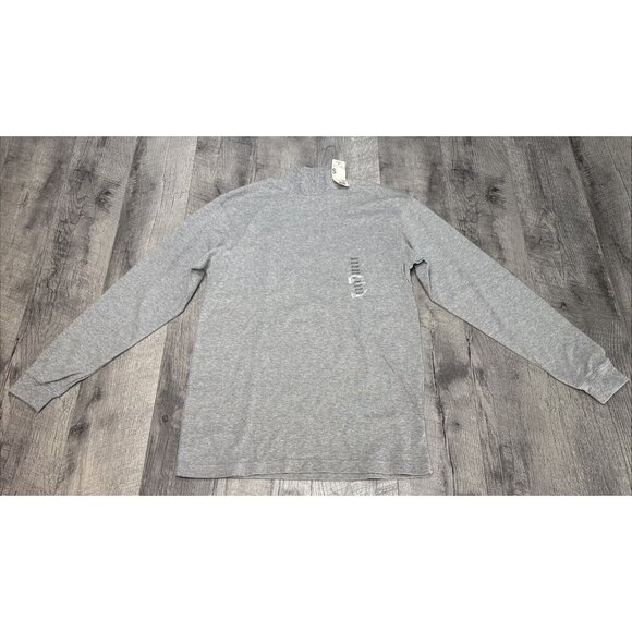 Vintage High Neck Shirts Mens Small Knit‎ Long Sleeve Lot of 2 Retro 90s NEW - Picture 2 of 11